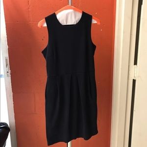 J crew navy pocket dress